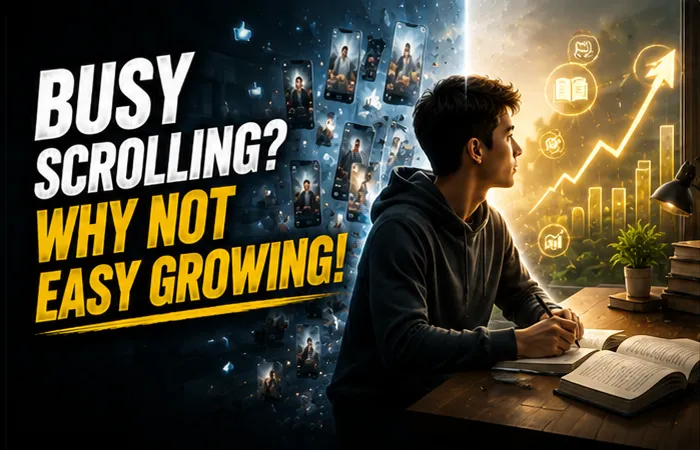 BUSY SCROLLING? WHY NOT EASY GROWING! BUSY SCROLLING? WHY NOT EASY GROWING!