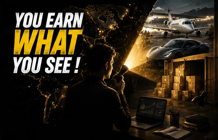YOU EARN WHAT YOU SEE ! YOU EARN WHAT YOU SEE !